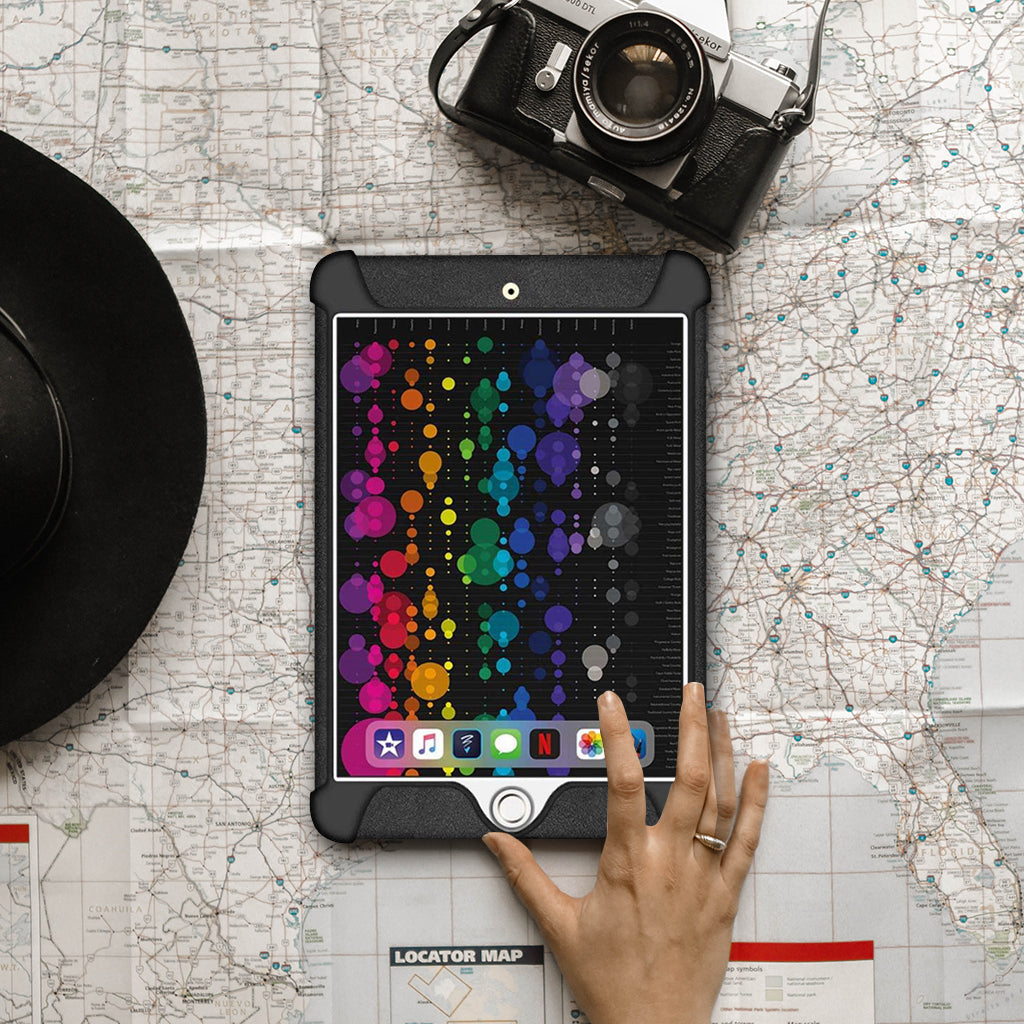 AMZER Shockproof Rugged Silicone Skin Jelly Case for Apple iPad Air