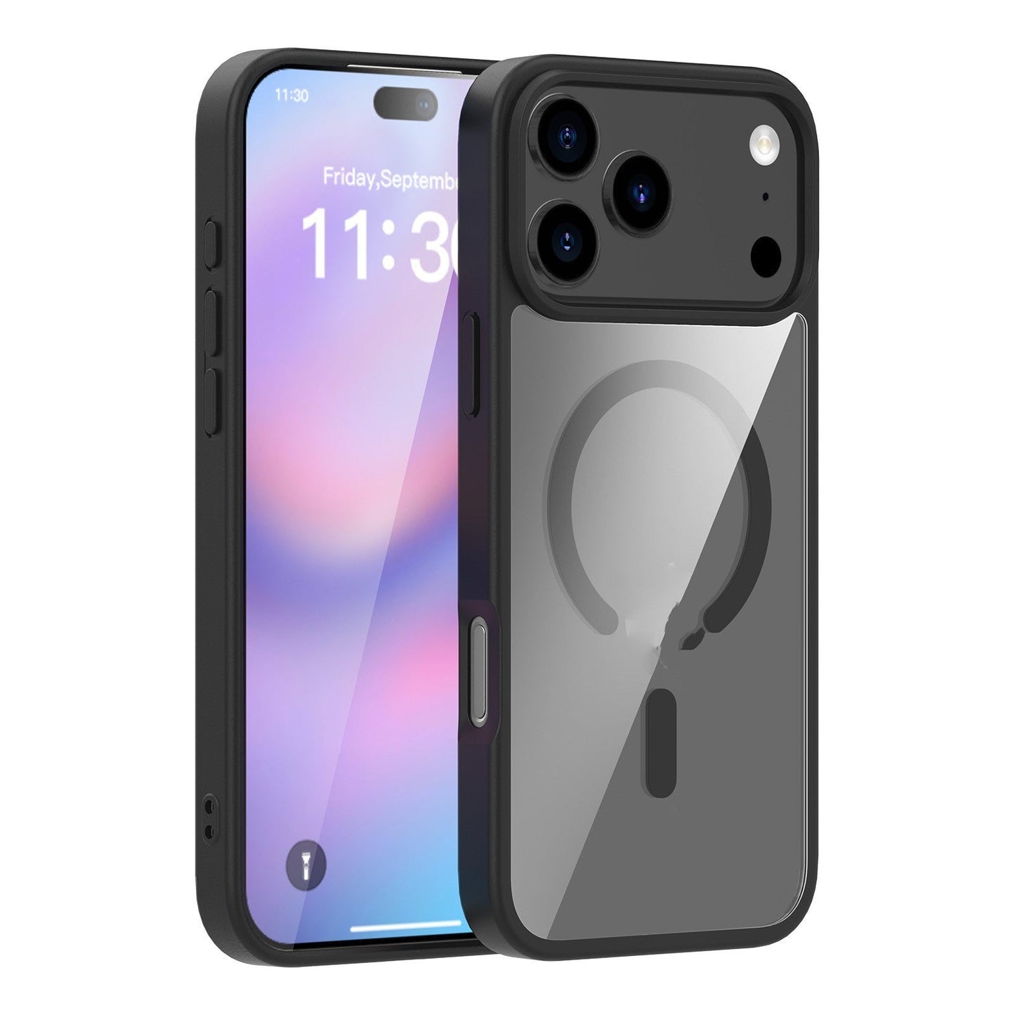 Translucent Frosted Silicone Phone Case for iPhone 17 Pro in Multiple
