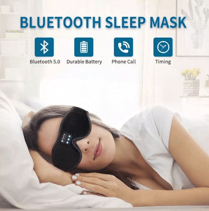 3D Bluetooth Eye Mask Headset With Music