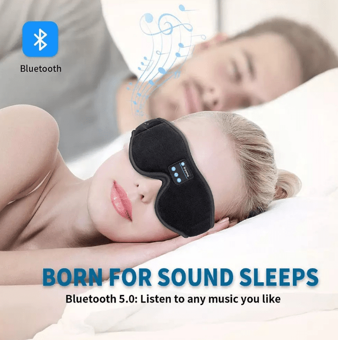 3D Bluetooth Eye Mask Headset With Music