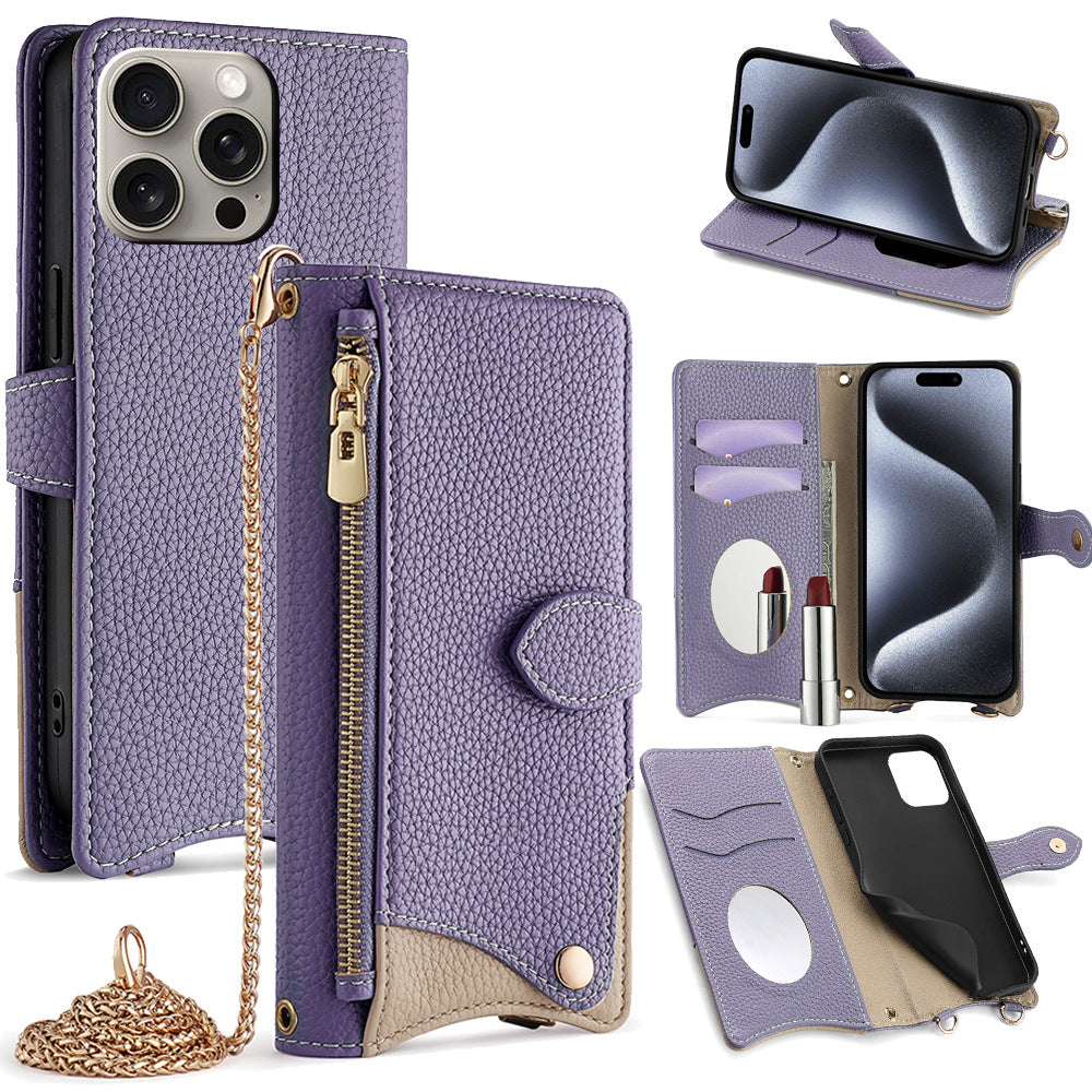 Promax Makeup Mirror Crossbody Phone Cases