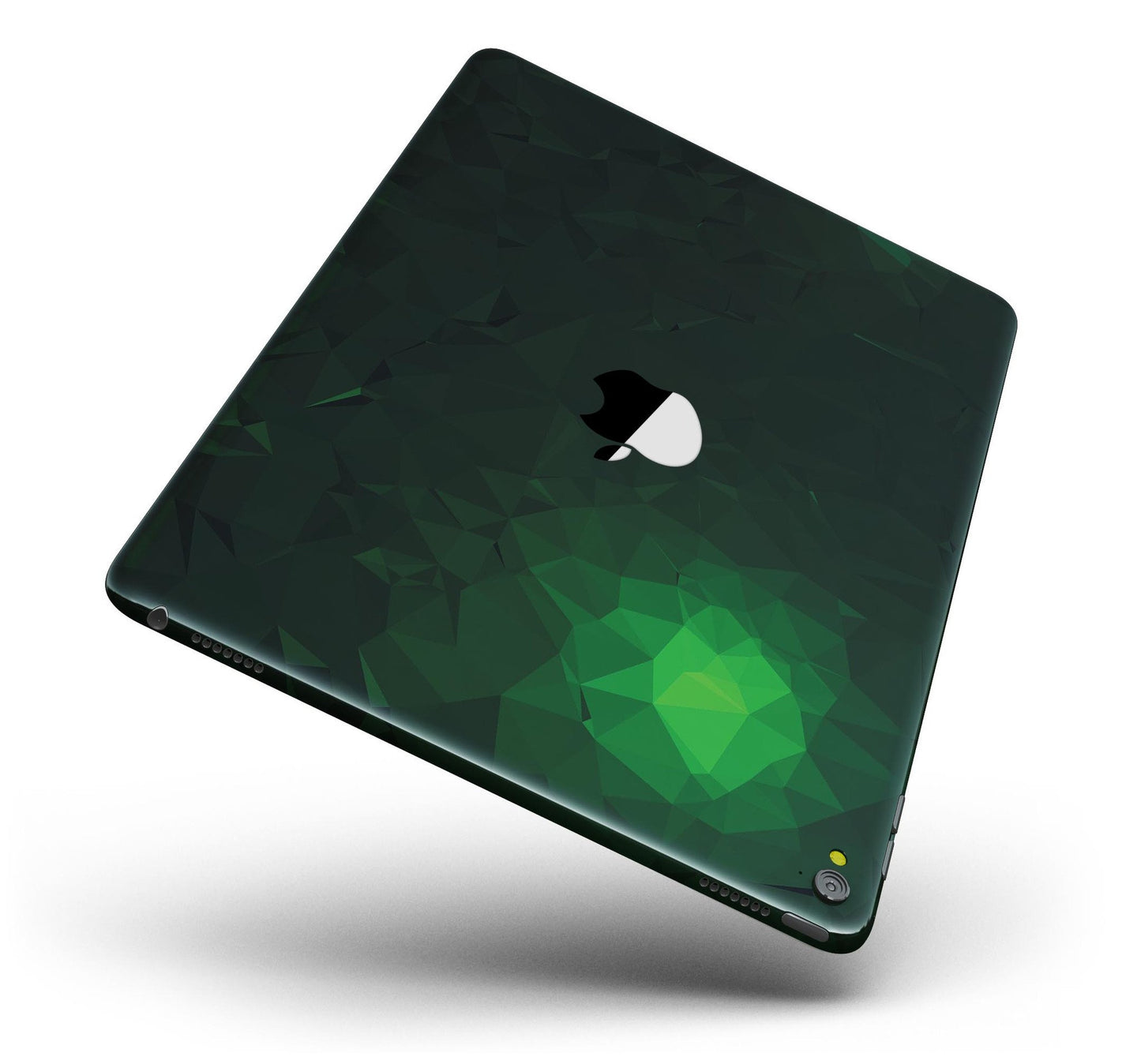Abstract Green Geometric Shapes Full Body Skin for the iPad Pro (12.9"