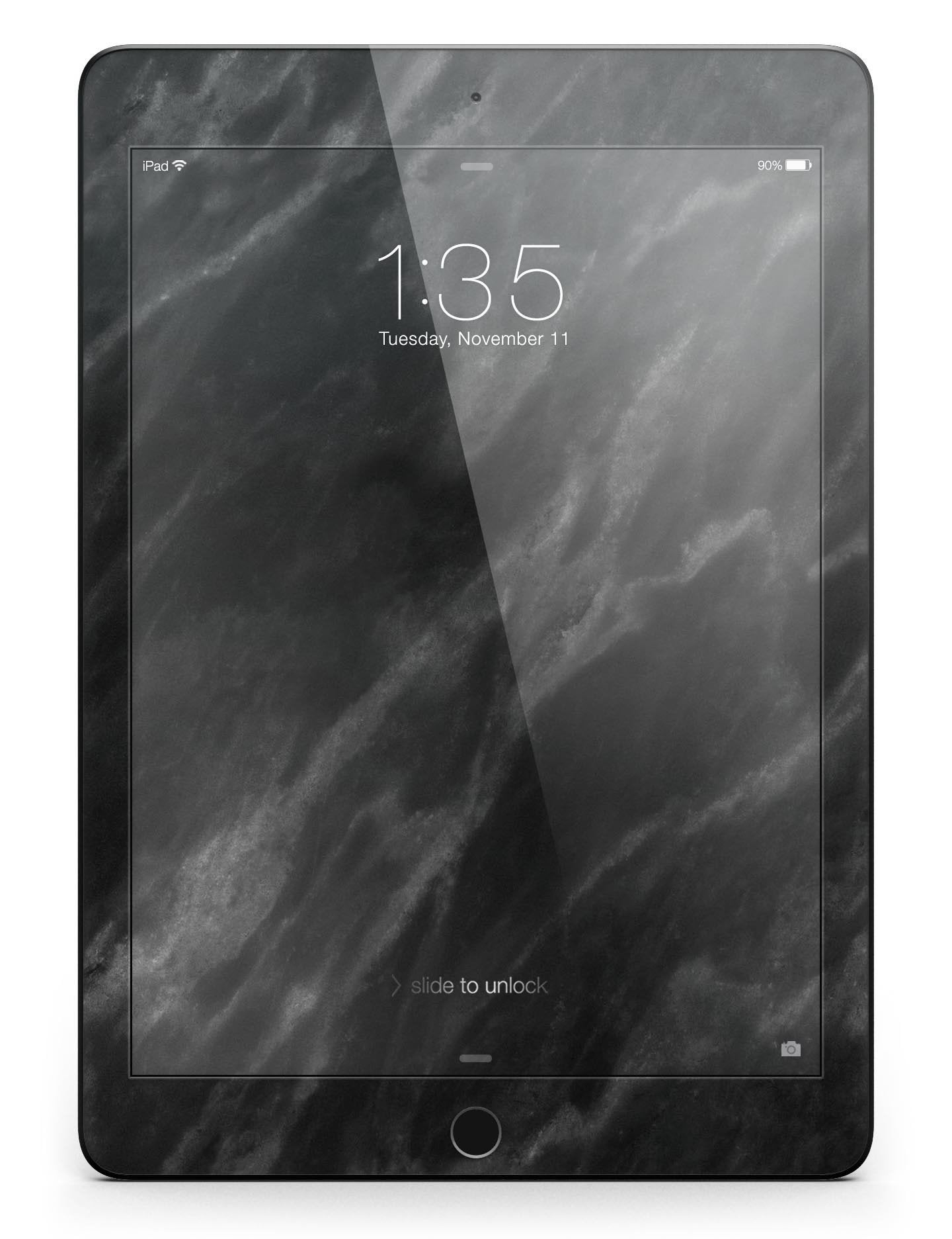 Black Marble Surface Full Body Skin for the iPad Pro (12.9" or 9.7"