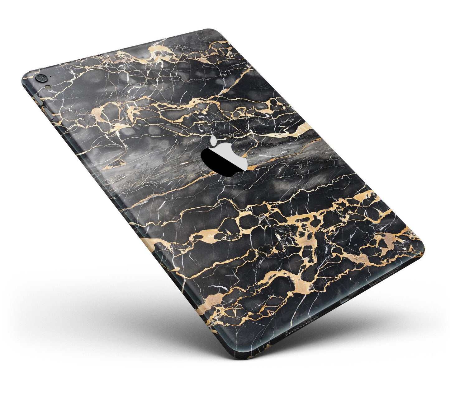 Black and Gold Marble Surface Full Body Skin for the iPad Pro (12.9"