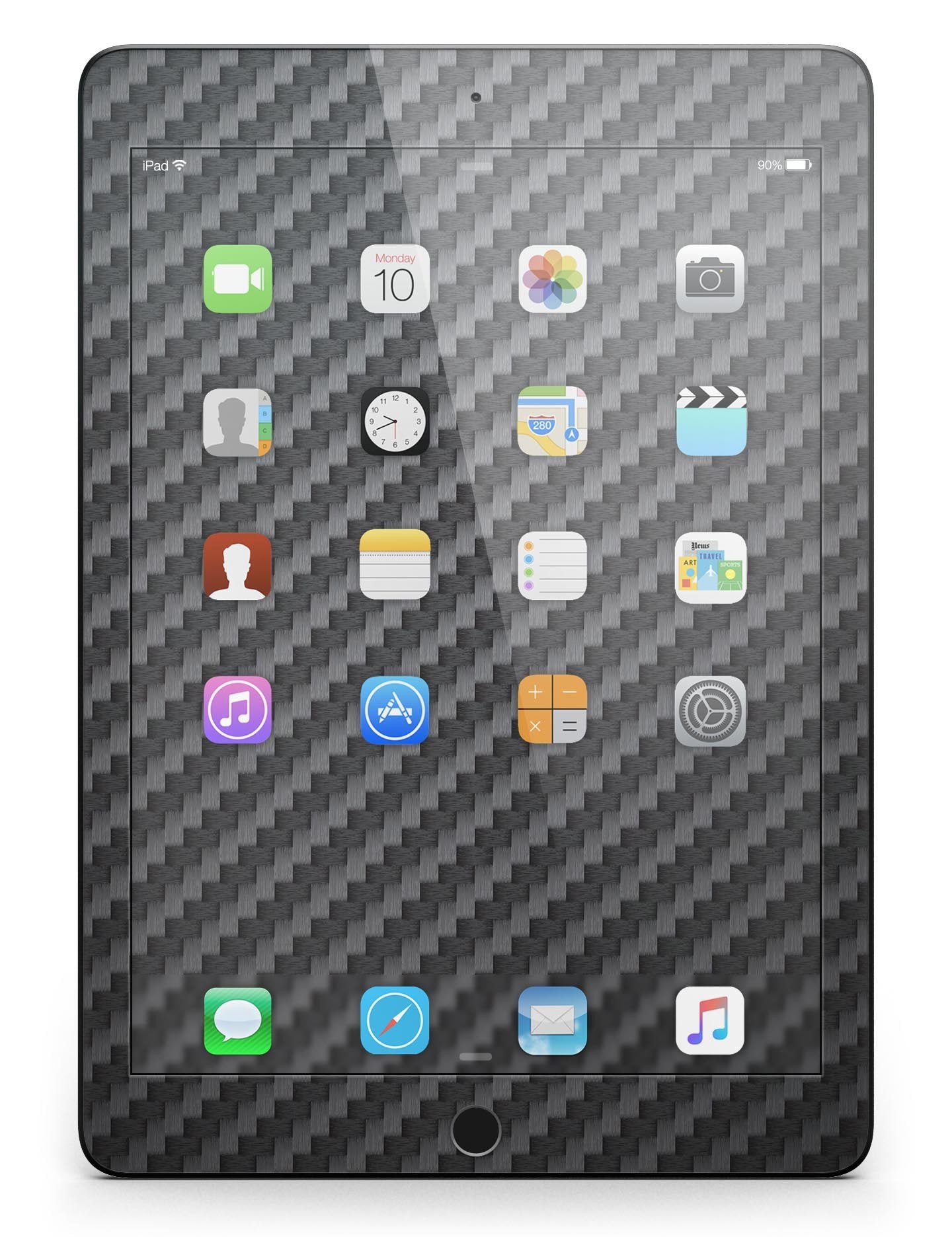 Carbon Fiber Texture Full Body Skin for the iPad Pro (12.9" or 9.7"