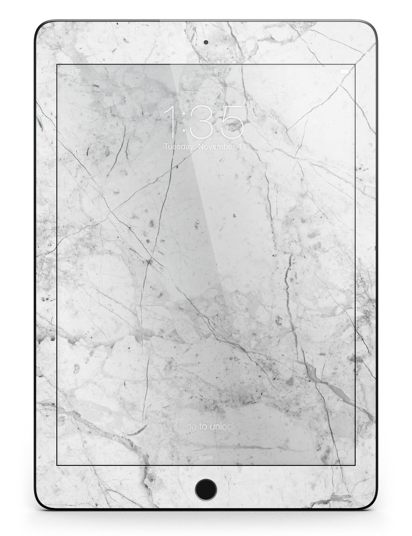 Cracked Marble Surface Full Body Skin for the iPad Pro (12.9" or 9.7"