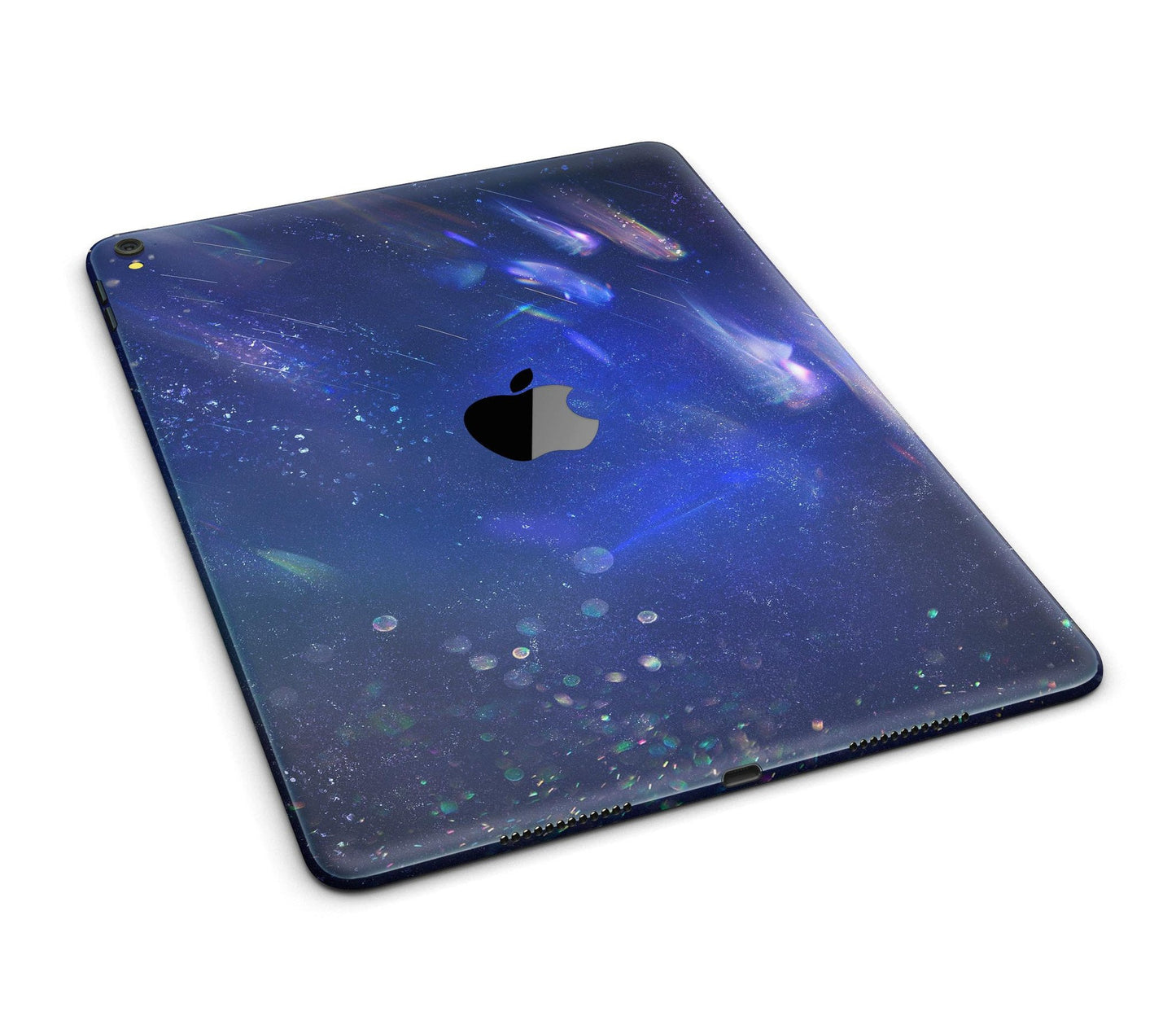 Deep Blue Unfocused Scratches Full Body Skin for the iPad Pro (12.9"