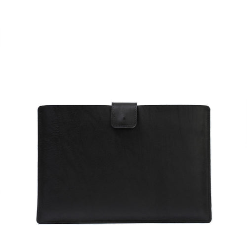 Leather Sleeve for MacBook with zipper pocket