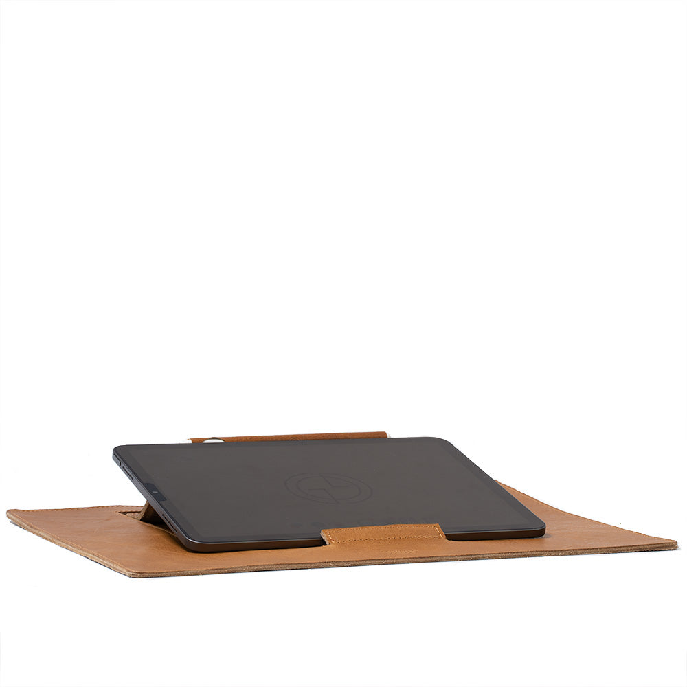 Full-Grain Leather Desktop Stand for iPad