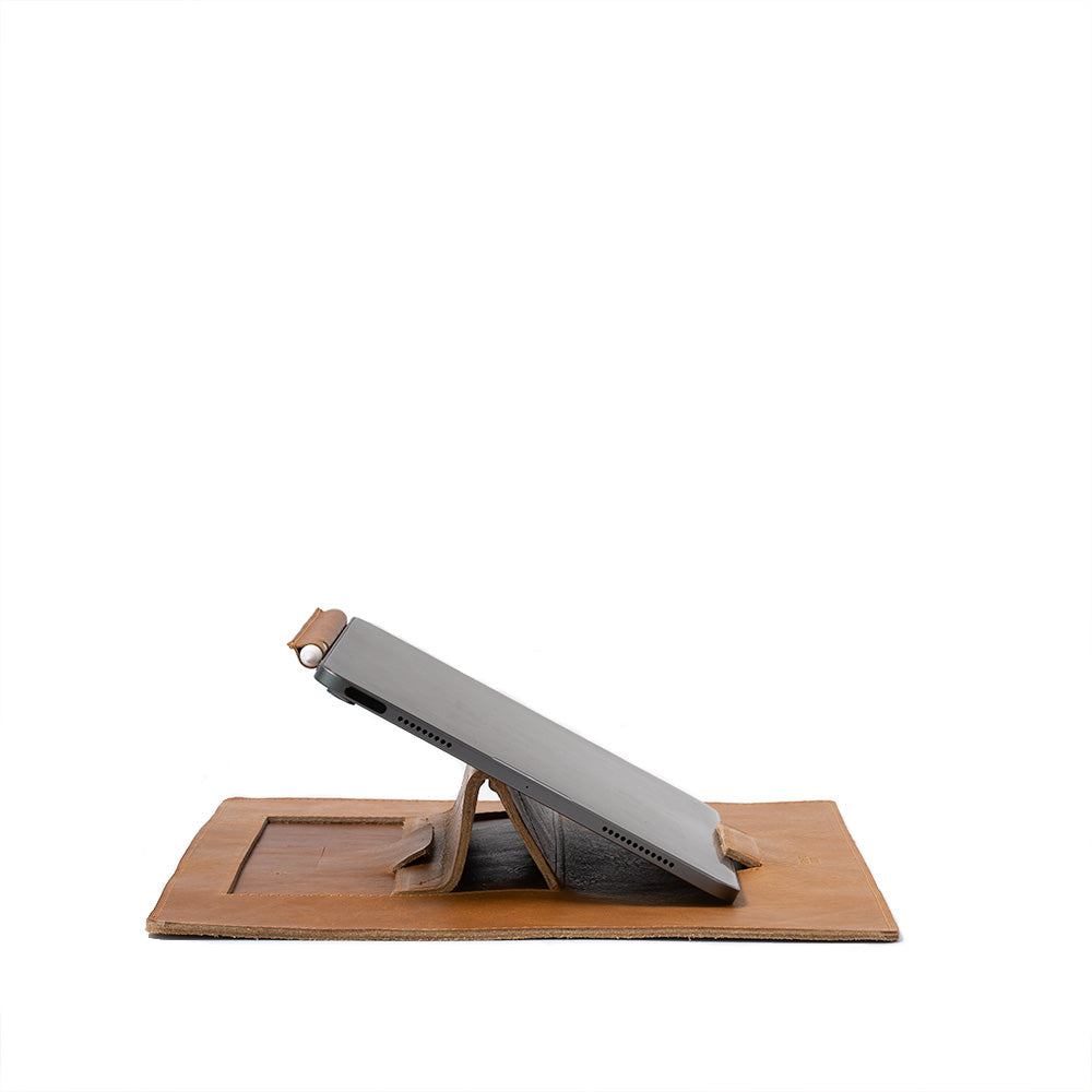 Full-Grain Leather Desktop Stand for iPad