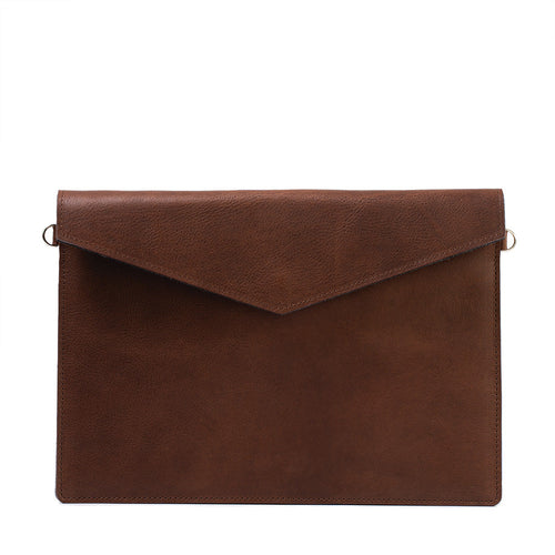Leather Bag for MacBook with Adjustable Strap